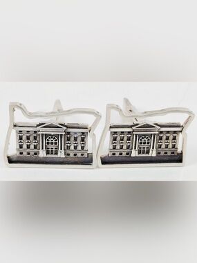 Portland Scottish Rite Temple Oregon Sterling Silver 925 Cufflinks Rare